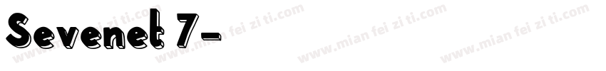Sevenet 7字体转换
